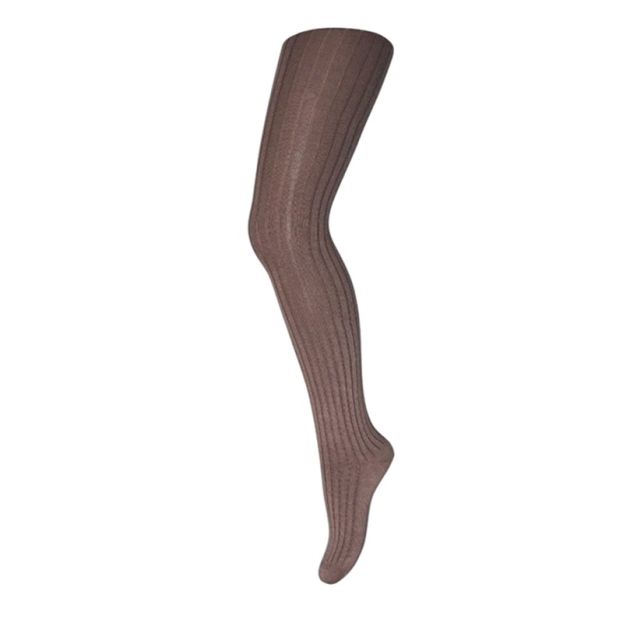 MP Denmark Wool Rib Tights Brown Sienna