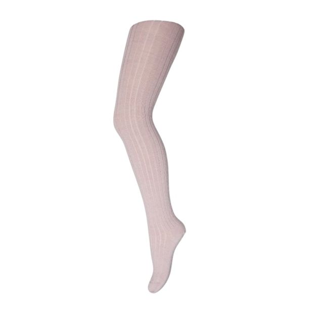 MP Denmark Wool Rib Tights Wood Rose