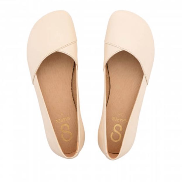 Shapen Peony Ballerina Shoe Beige