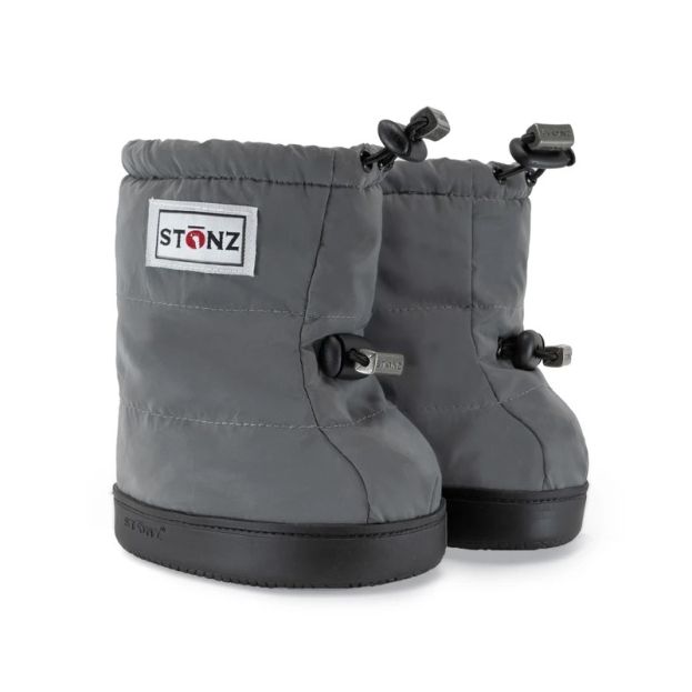 Stonz Puffer Booties Reflective Silver