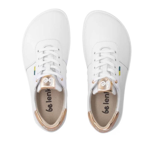 Be Lenka Adults Royale Sneakers White and Gold