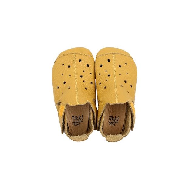 Tikki Kids Ziggy Shoes Yellow Leather