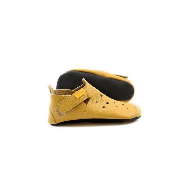 Tikki Kids Ziggy Shoes Yellow Leather