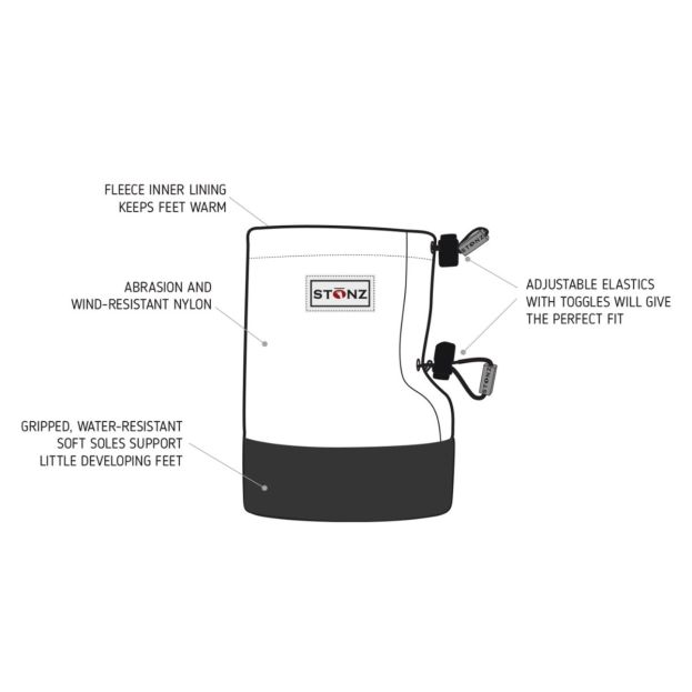 Stonz Soft Soled Booties Heather