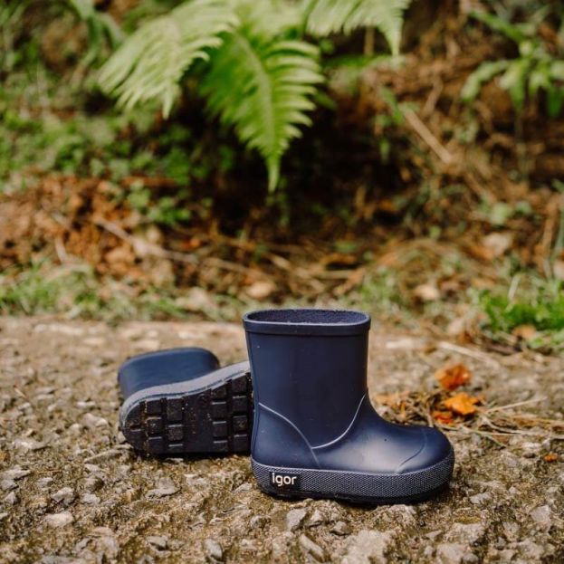 Igor Yogi Barefoot Wellington Boots Navy