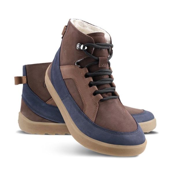 Be Lenka Adults York Boots Brown and Navy