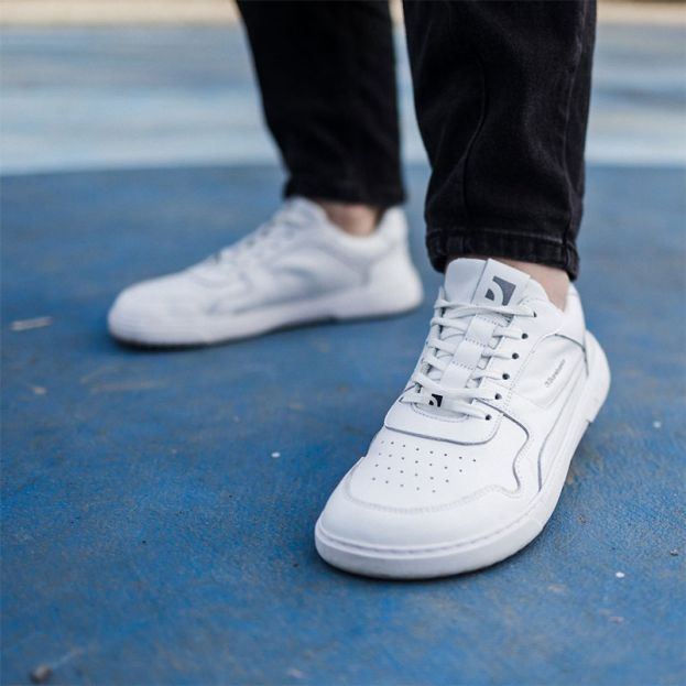 Be Lenka Adults Barebarics Zing Sneakers All White Leather