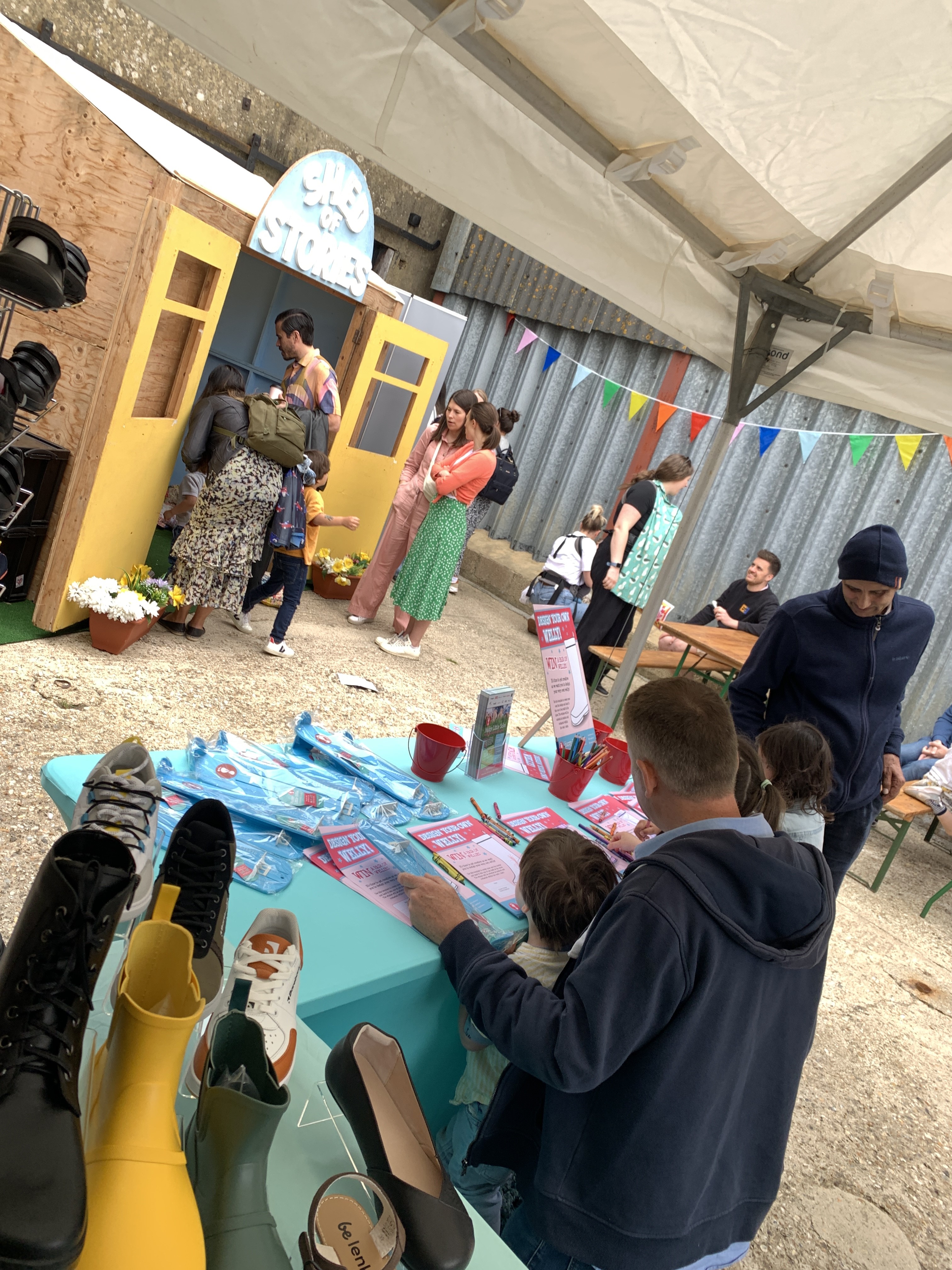 We went to the Parentfolk Summer Sessions Hampshire